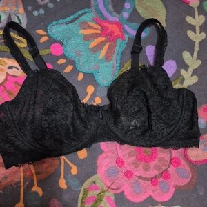 Gilligan & O'Malley Black Lace Bra